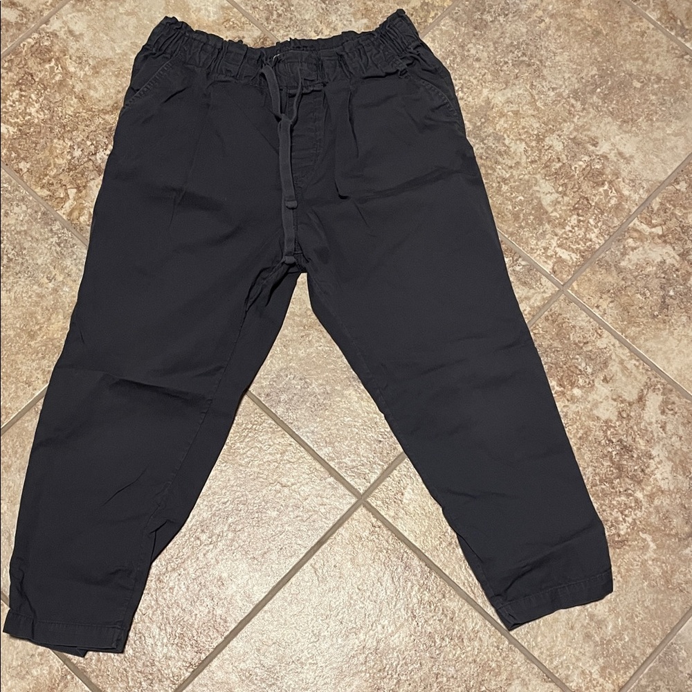 LOFT slate Elastic Waist Pull-On Pants